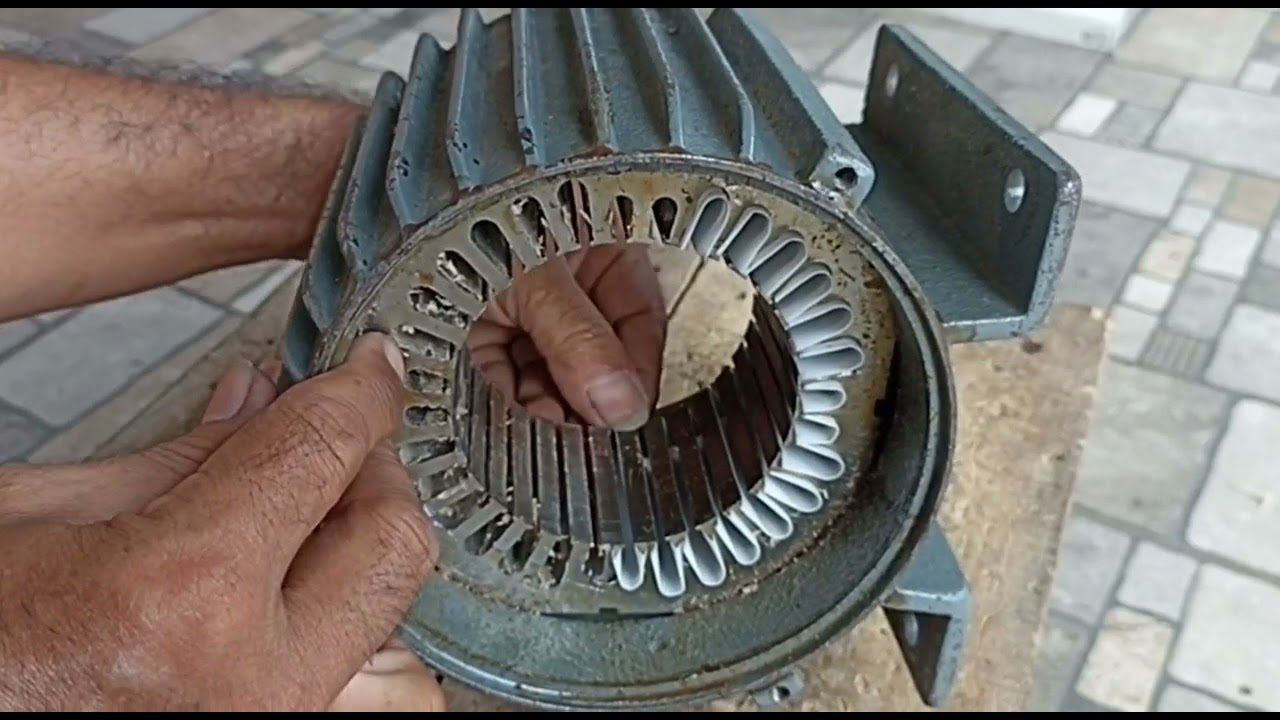Gulung Dinamo motor 1 PHASE        1/2 HP. 0.37 KW. 4 POLE .1400 RPM