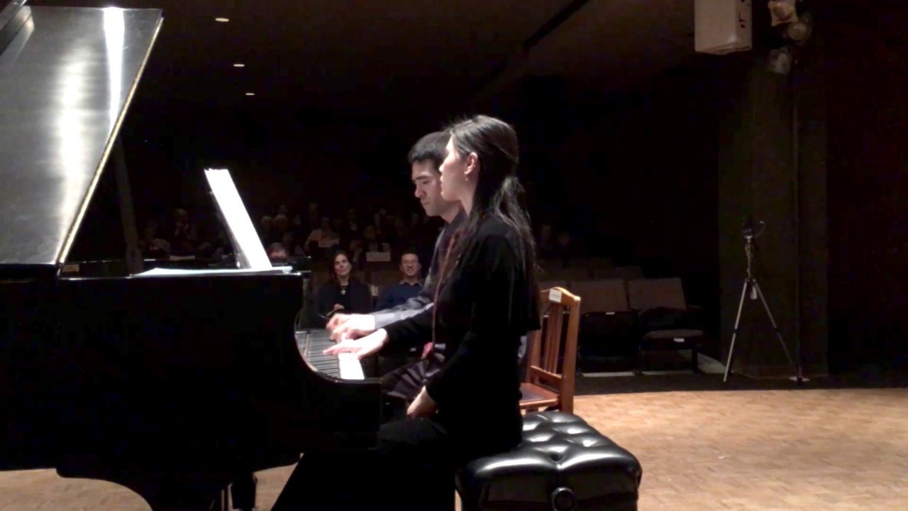 The Meeks Duo plays Liszt Mephisto Waltz (four-hands)