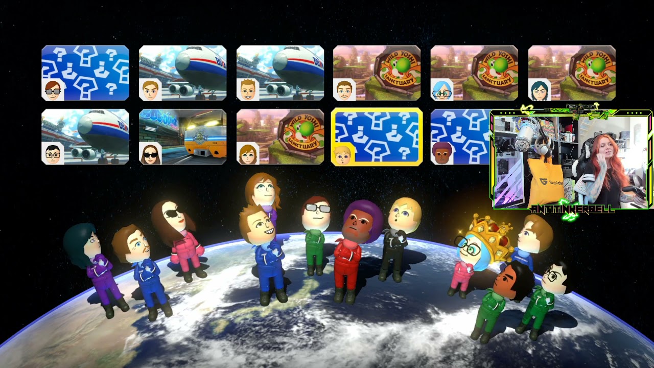 Antitinkerbell rides in Mario Kart Tourney