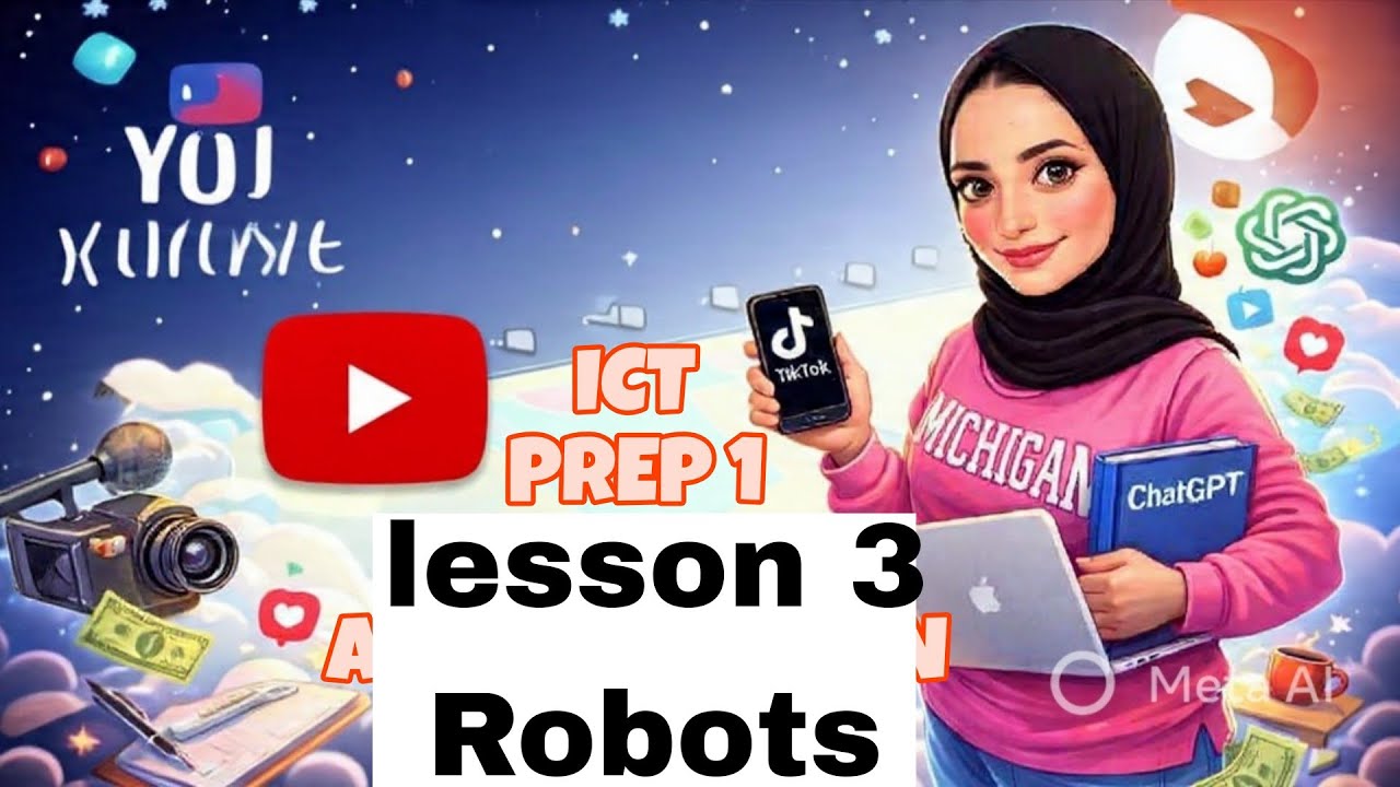 ICT Prep1 Second term lesson 3 تكنولوجيا المعلومات الصف الاول الاعدادي الترم الثاني #ict#marwa 