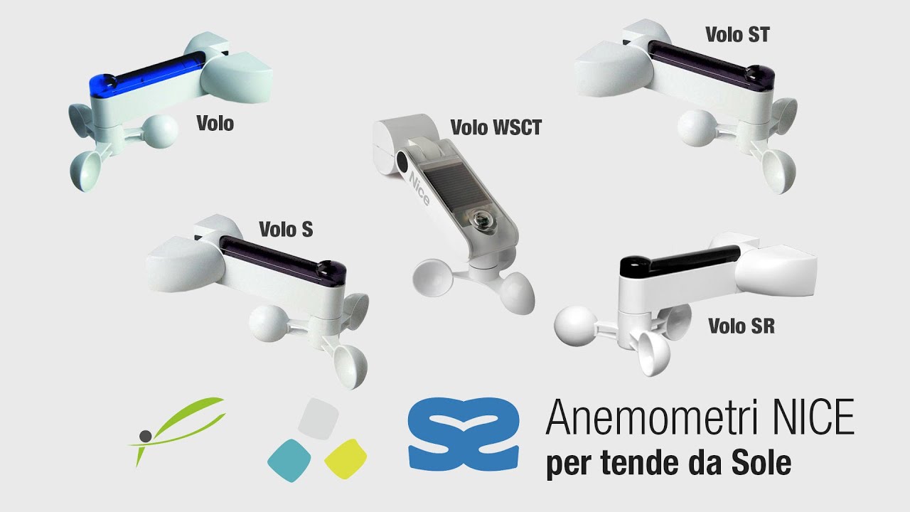Anemometri NICE per tende da Sole