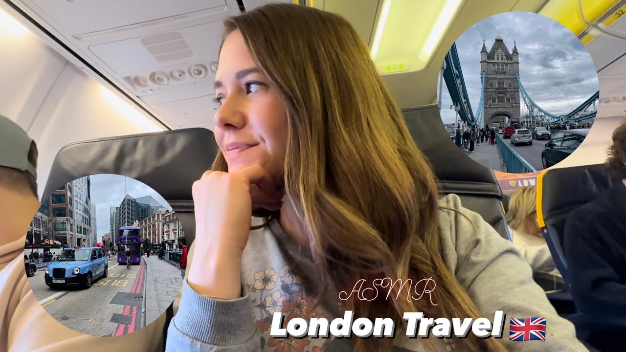 ASMR Entspannter London Reise Vlog mit unschönem Ende 🥺😢 ~  Whisper Follow me around 🇬🇧