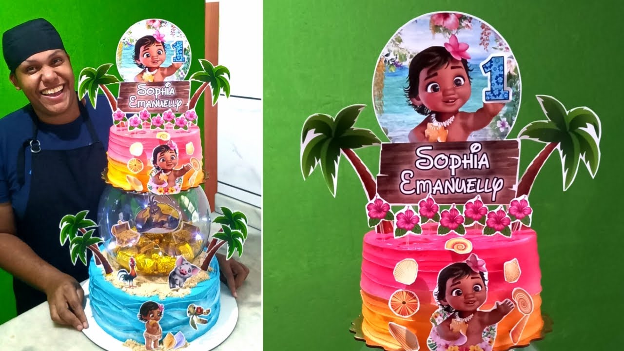 Bolo Aquário Moana