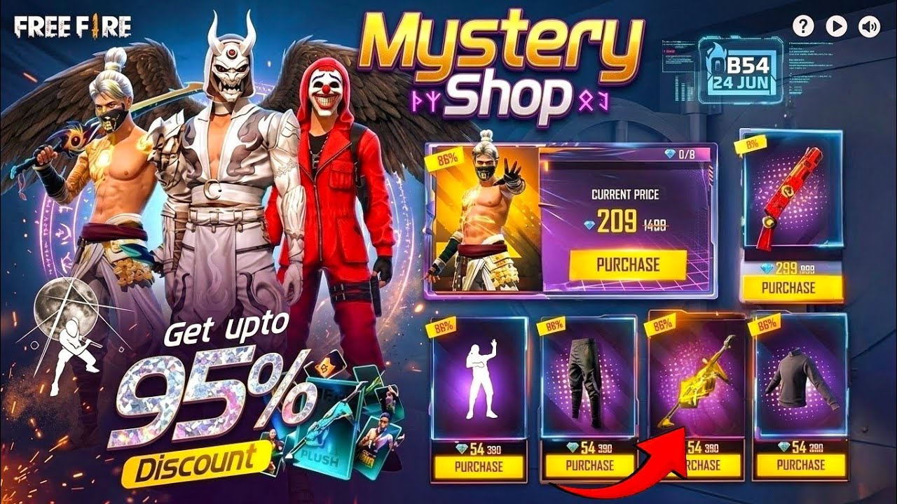 Golden shade bundle return confirm date | Poker mp40 return confirm date | Free Fire upcoming event