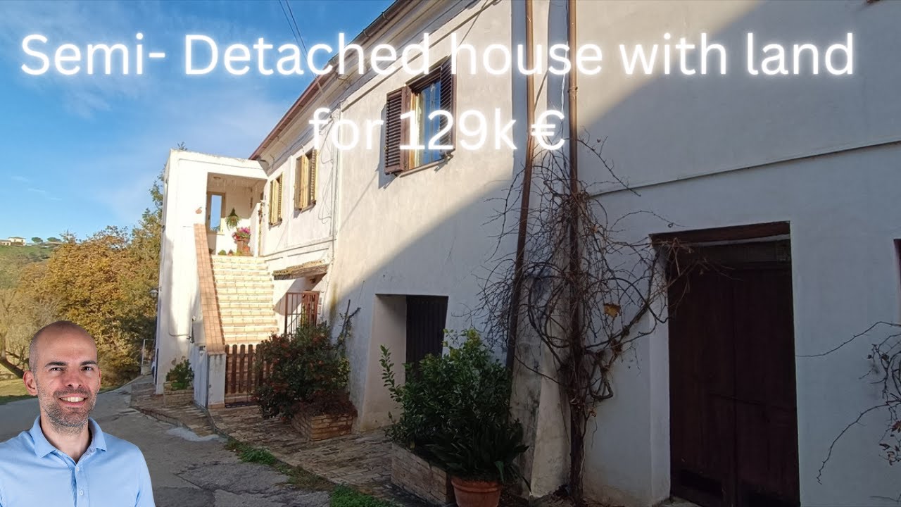 Semi-Detached House for Sale in The Hills of Pianella Abruzzo Italy | Virtual Property Tour