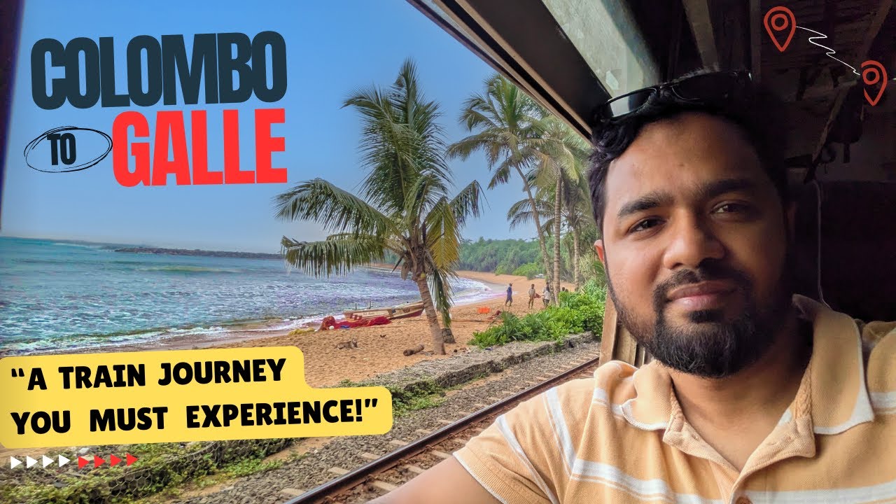 Colombo to Galle by Train 🇱🇰 ||  কলম্বো টু গল Must taking Experience 