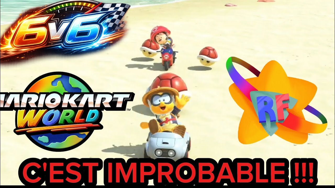 UN 6V6 PAS COMME LES AUTRES !!! (Mario kart world compétitif #4)