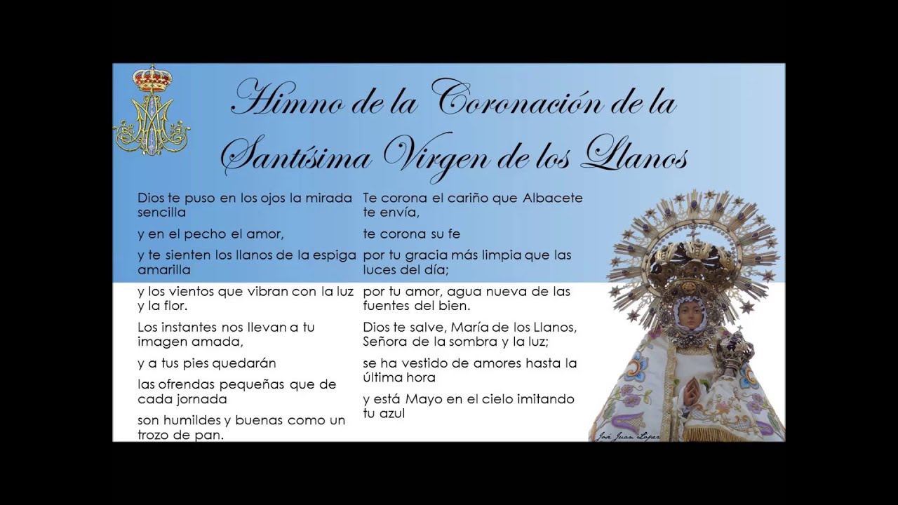Himno de la Coronación de la Santísima Virgen de los Llanos de Albacete