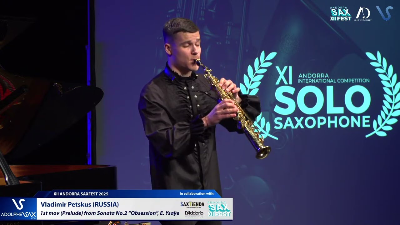 Vladimir Petskus (Russia) plays Prelude from Sonata No. 2 “Obsession” by Eugène Ysaÿe