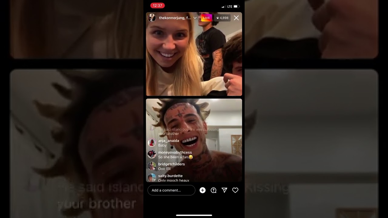 Flysoulja on live with Konnor, Tyler, and Jaydan armour 🤣😂😆 