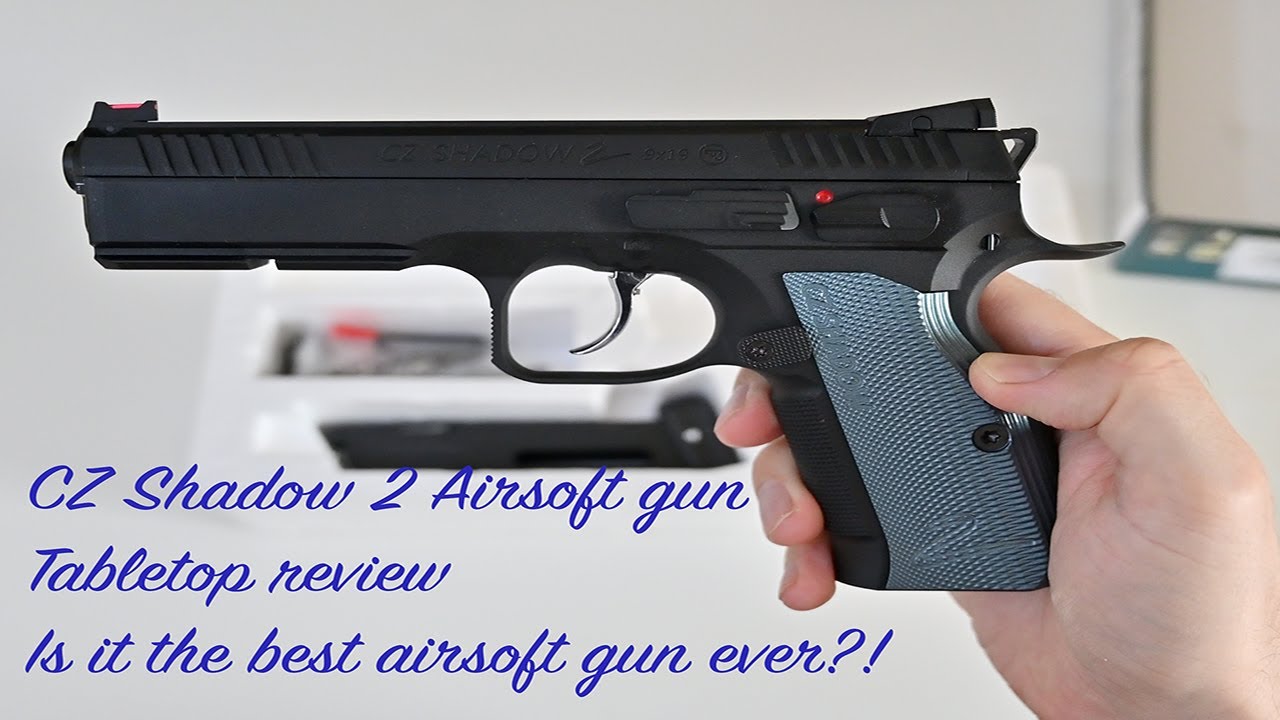 ASG CZ Shadow 2 Airsoft Gun - Is It The Best Airsoft Gun Ever? - Tabletop review!
