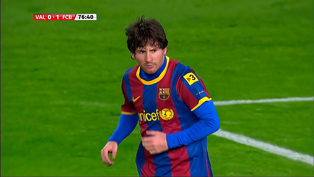 Lionel Messi vs Valencia (Away) 2010-11 English Commentary HD 1080i