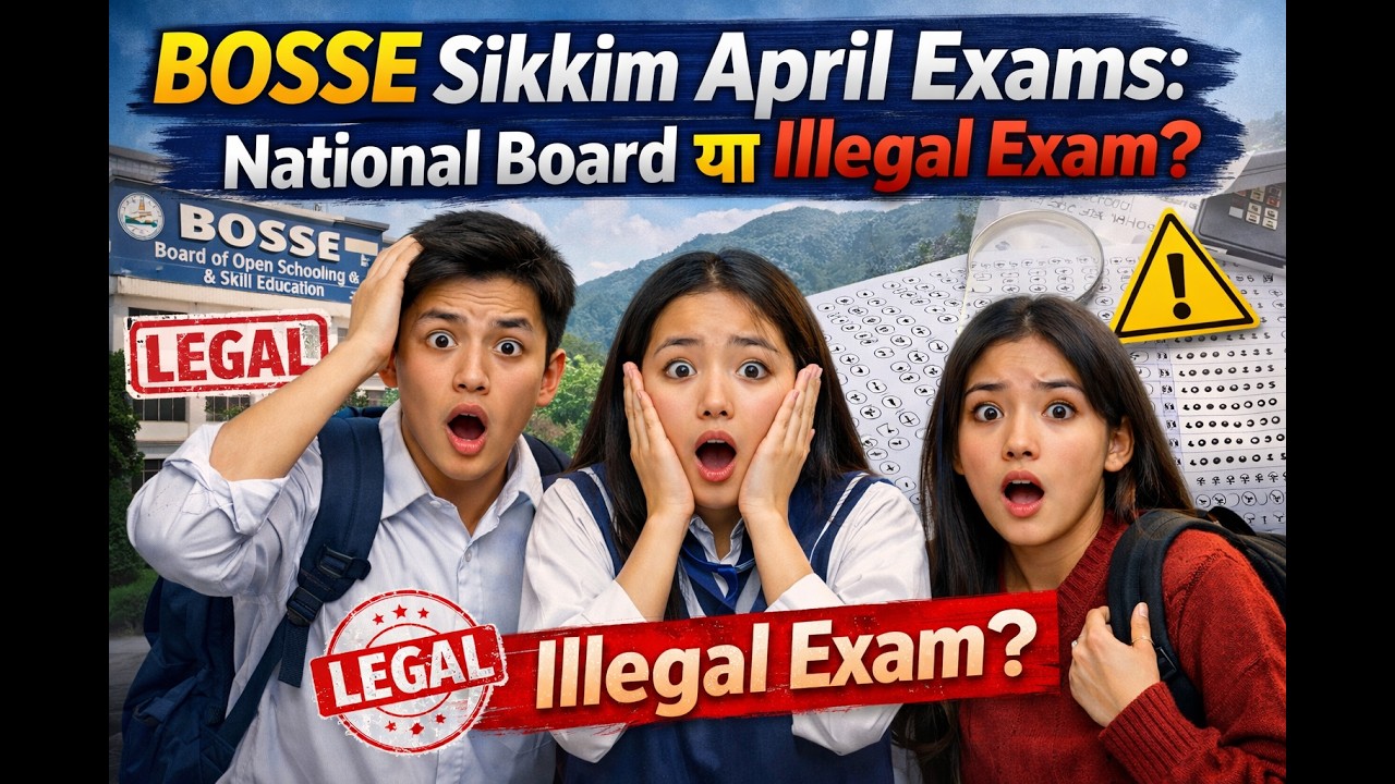 Is BOSSE Sikkim Illegal? The Truth About Exam Centers! | Student Alert