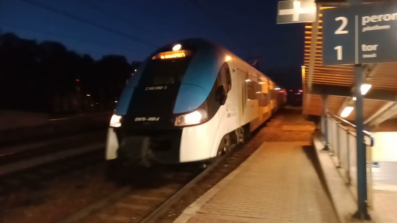 pociągi w Tychach 15.10.2021