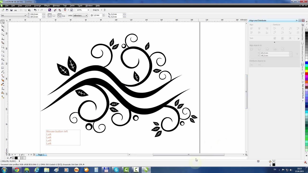CorelDraw Tutorial: Create Abstract Floral Waves