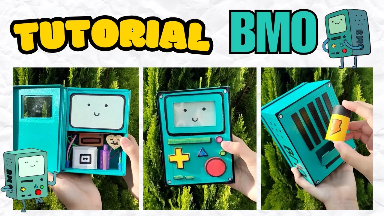 Cómo hacer a BMO con una caja de zapatos | Tutorial fácil y divertido