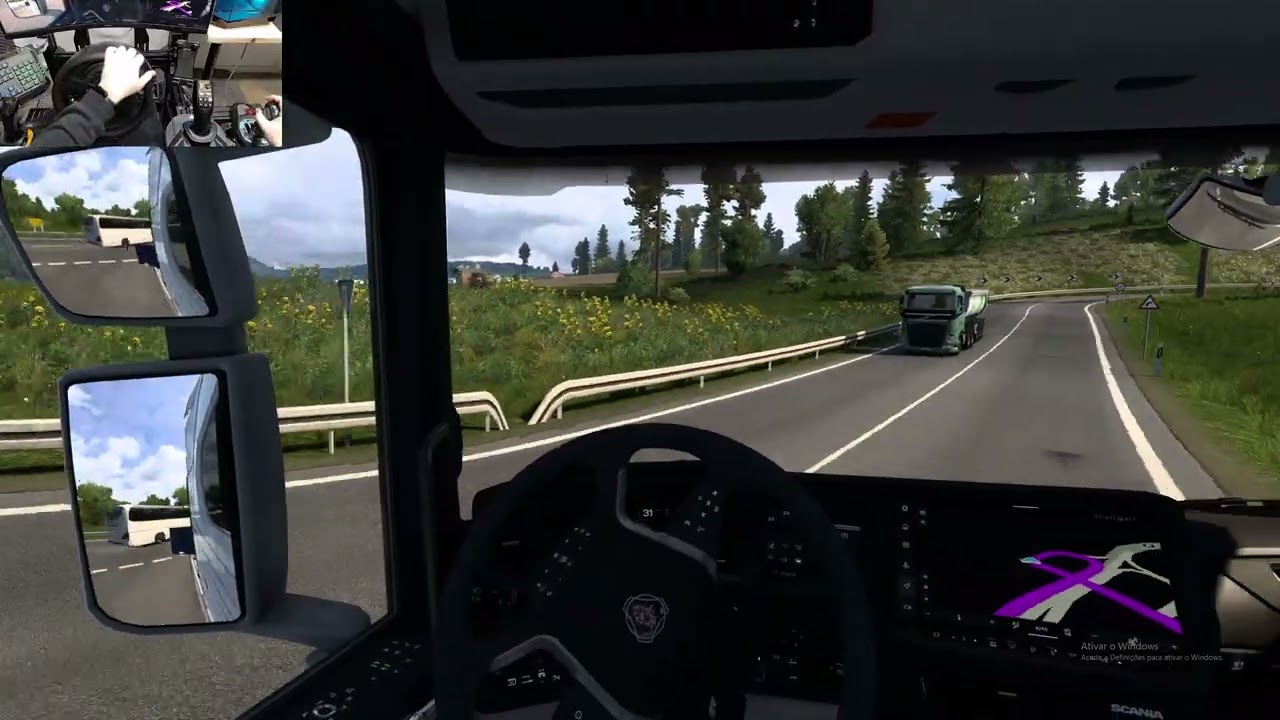 Mannheim to Nürnberg with Scania V8.