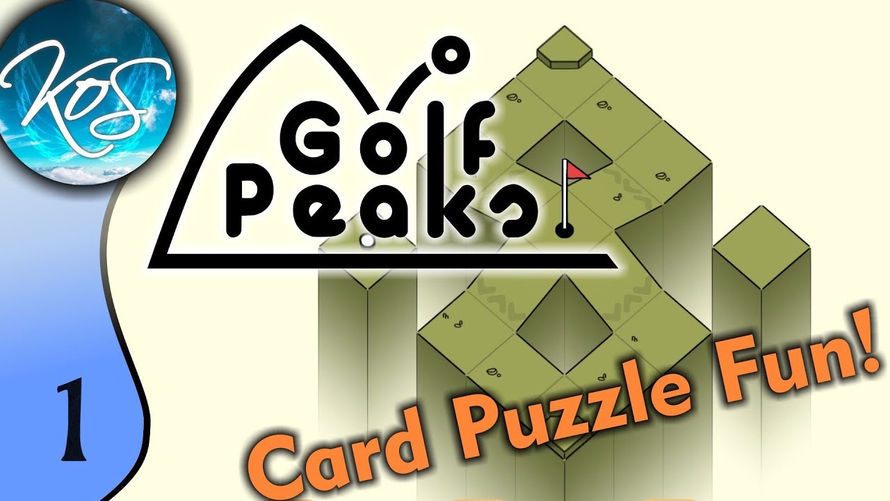 Golf Peaks Ep 1:  COMPLETELY NOT ABOUT GOLF! - Puzzle on the go! - First Look, Let's Play, Gameplay