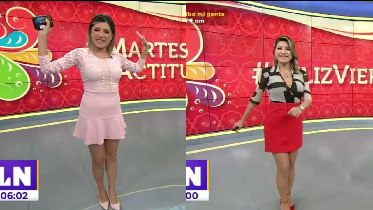 LA FLACA FATIMA AGUILAR BAILA EN LATINA NOTICIAS