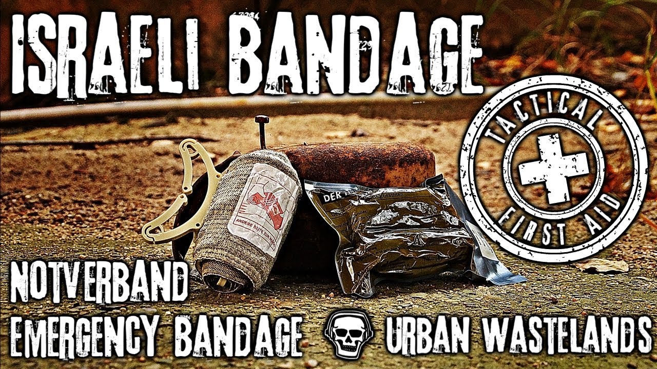 TACTICAL FIRST AID - Israeli Bandage - Notverband, Emergency Bandage - URBAN WASTELANDS