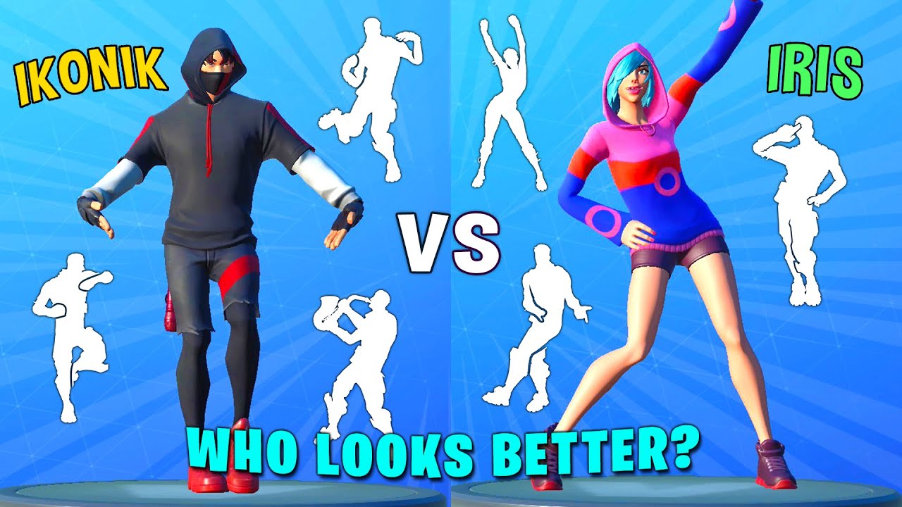 IKONIK vs IRIS in Best Fortnite Dances Battle!