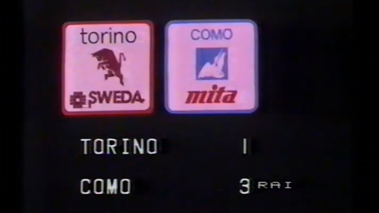 Torino-Como 1-3 (Maccoppi, Corneliusson, Sabato, Tempestilli) del 6 Aprile 1986 stadio 