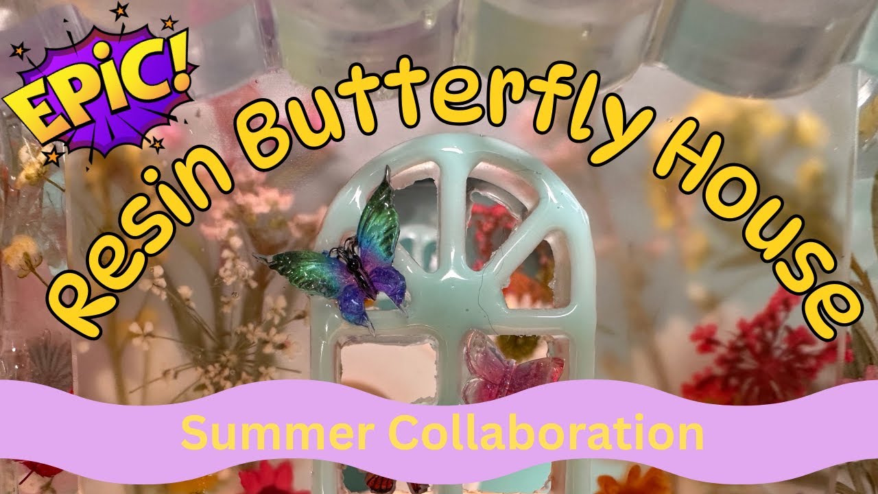 010 Summer Collaboration Butterfly Sanctuary made of Epoxy Resin