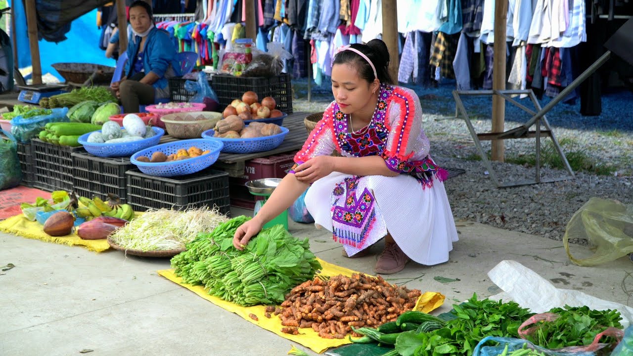 Process of Making Bean Sprouts - Harvest Vegetables & Turmeric Goes to the market sell | L&yacute; Thị Ca