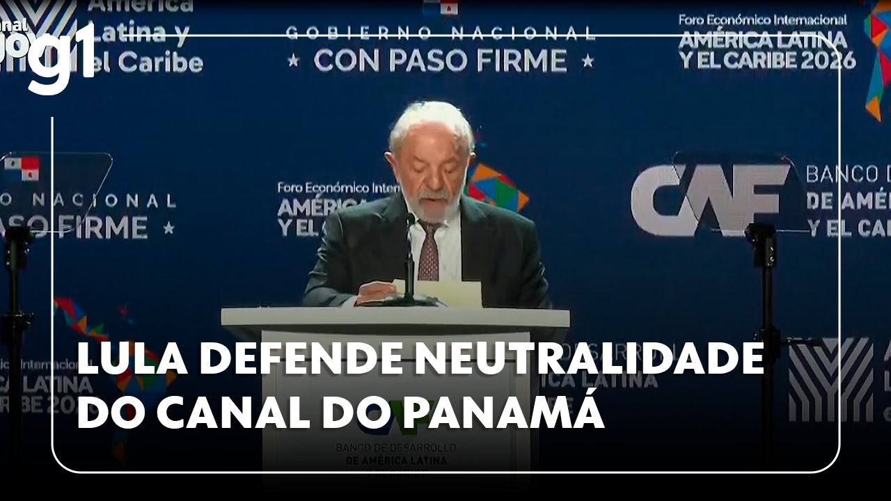 JH: Lula defende 'neutralidade' do Canal do Panamá, alvo de investidas dos EUA