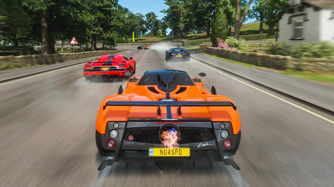 Pagani Zonda Cinque - Forza Horizon 4 Goliath Race | 21:9 Ultrawide Gameplay