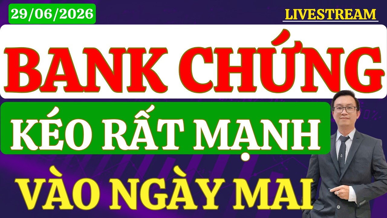 Chứng kho&aacute;n h&ocirc;m nay | Nhận định thị trường 29/06: VNINDEX CẠN CUNG - BANK CHỨNG DẪN S&Oacute;NG N&Agrave;Y