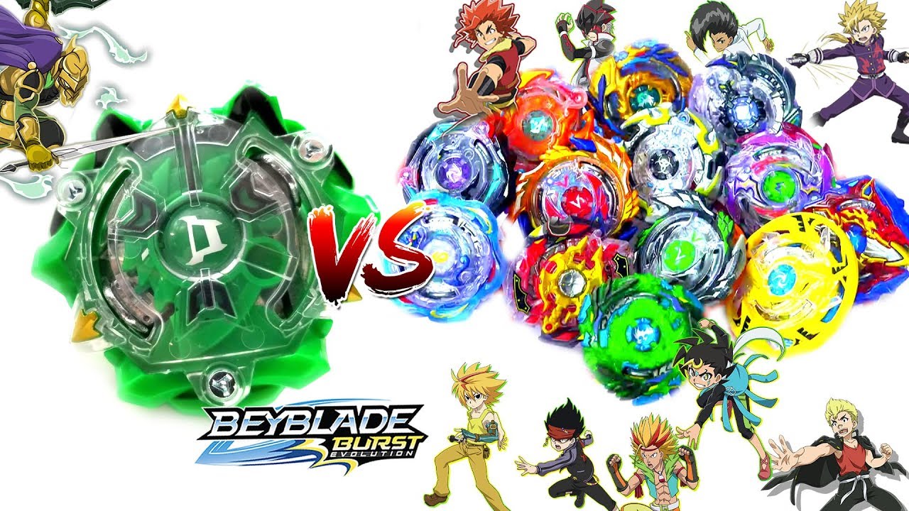 DIOMEDES D2 VS ALL SWITCHSTRIKE EVOLUTION BEYS! BEYBLADE BURST EVOLUTION
