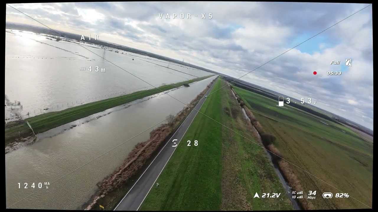 5 Inch Vapor..2 more lots of heavy rain. Maybe Closed road again..Whittlesey nr Dog & Doublet