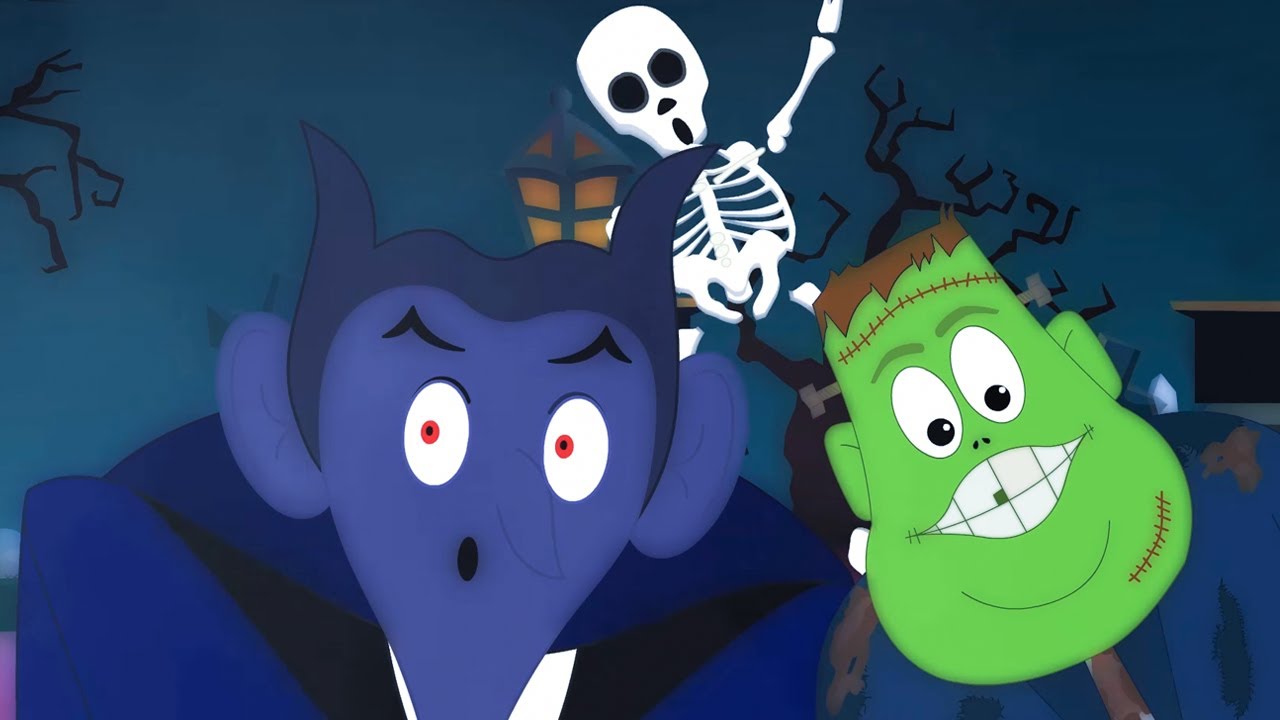 Bonjour c'est Halloween | Chansons pour enfants | Vidéo d'Halloween | Dessin animé