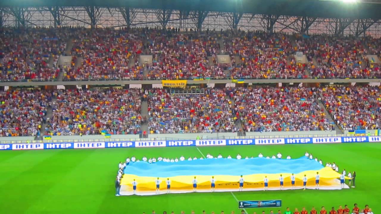 Гимн Украины на 