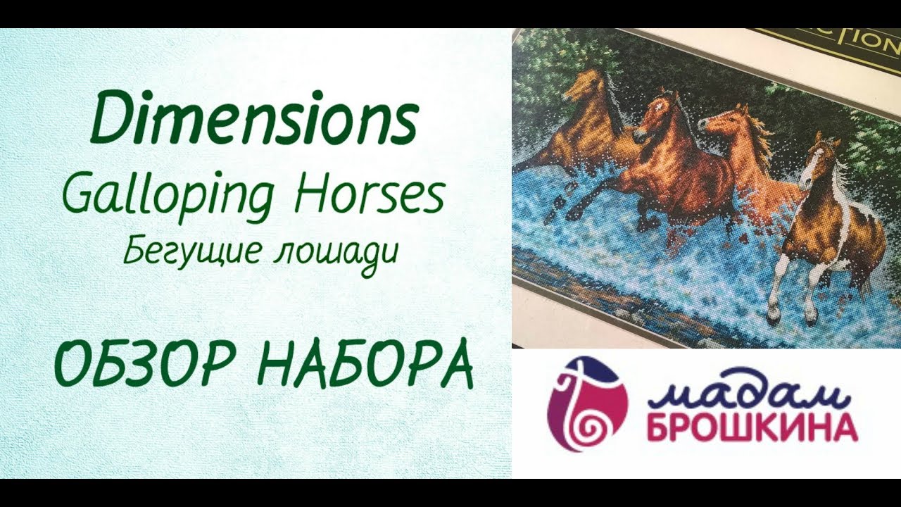 Dimensions Бегущие лошади/МАГАЗИН 