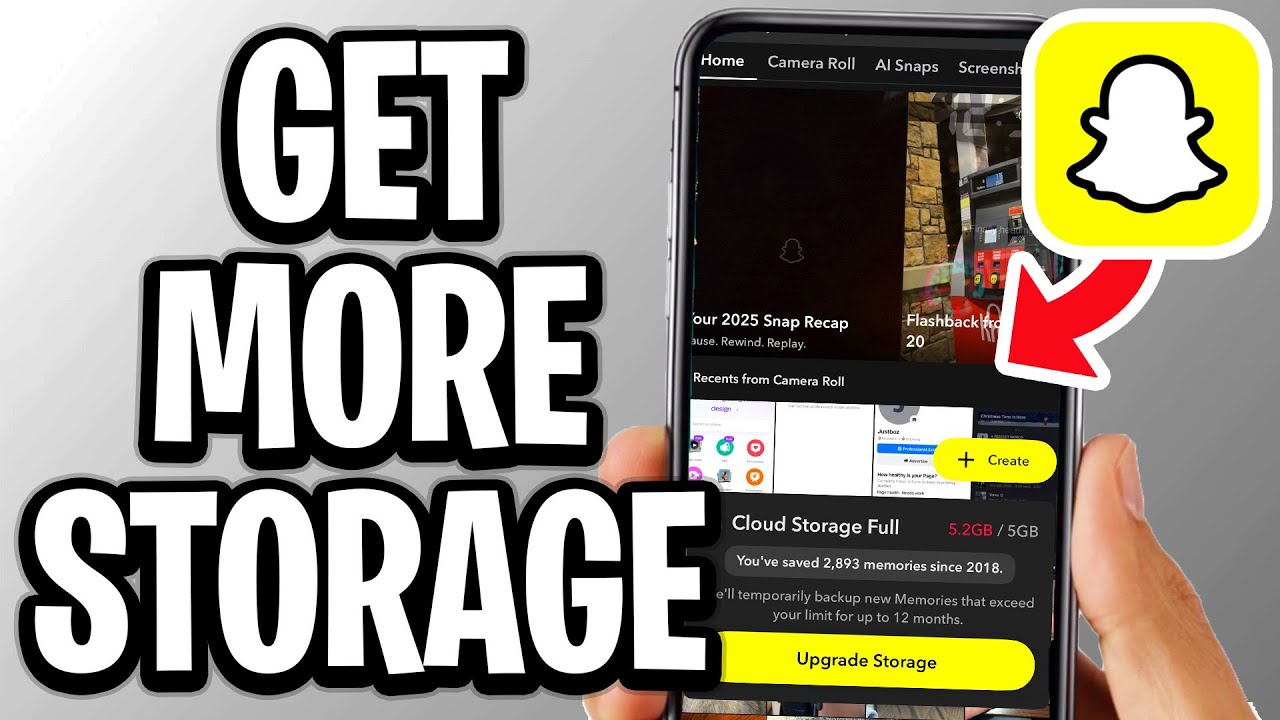 How To Get More Storage On Snapchat - Full Guide