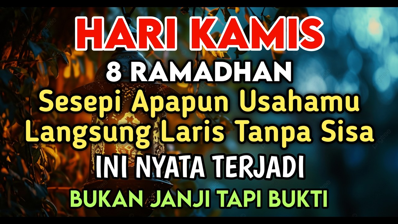 BISMILLAH KUNFAYAKUN🤲🤲SESEPI APAPUN USAHA,BISA DILARISKAN DENGAN AYAT INI | SEMOGA MENDAPAT BERKAH