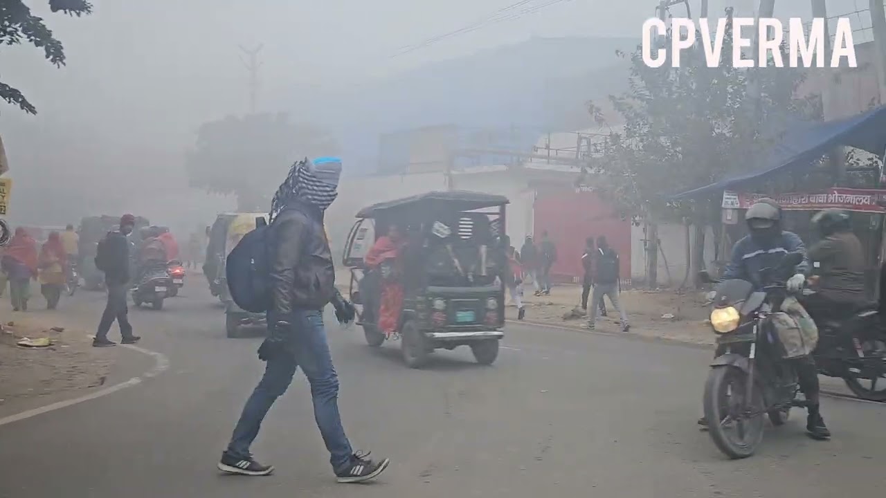 Fog in Delhi and Gurgaon...See video, very tough life daily Delhi Gurgaon service 