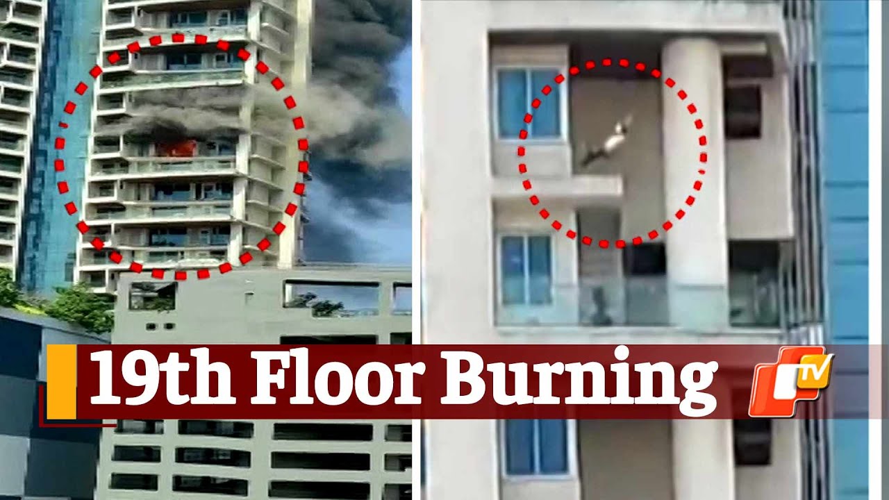Massive Fire Breaks Out At High Rise Building In Mumbai | OTV News