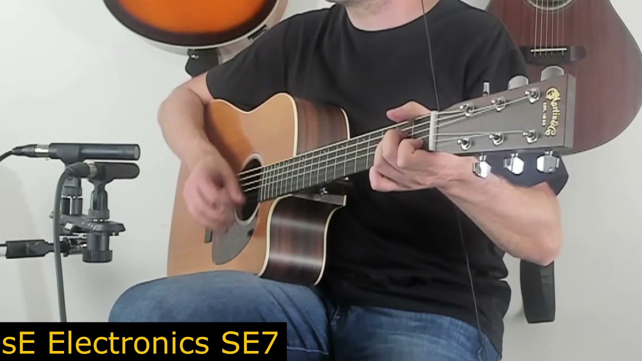 Recording Acoustic Guitar -  Sterling Audio vs sE Electronics