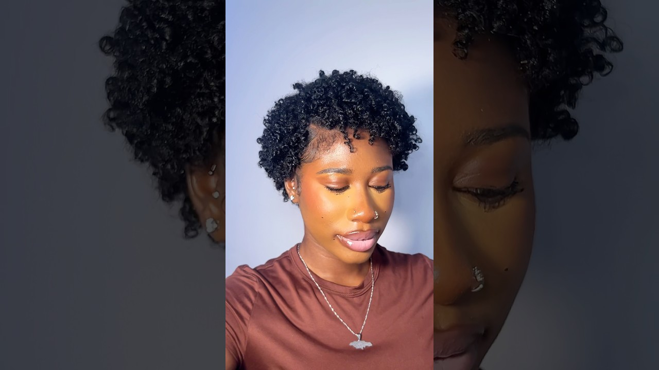 Mini twists on short natural hair