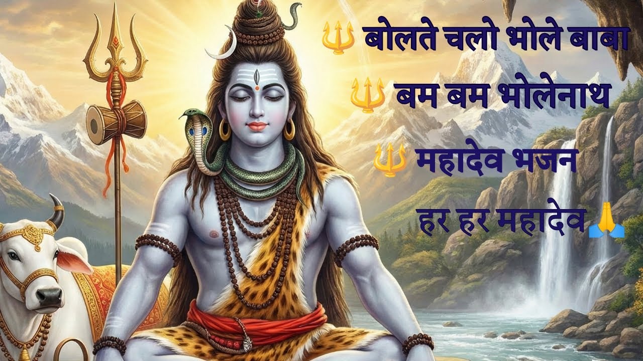 बोलते चलो भोले बाबा के जयकारे | Mahadev Bhajan | Bam Bam Bhole Nath🔱 महादेव भजन #MahadevBhajan#BamBa