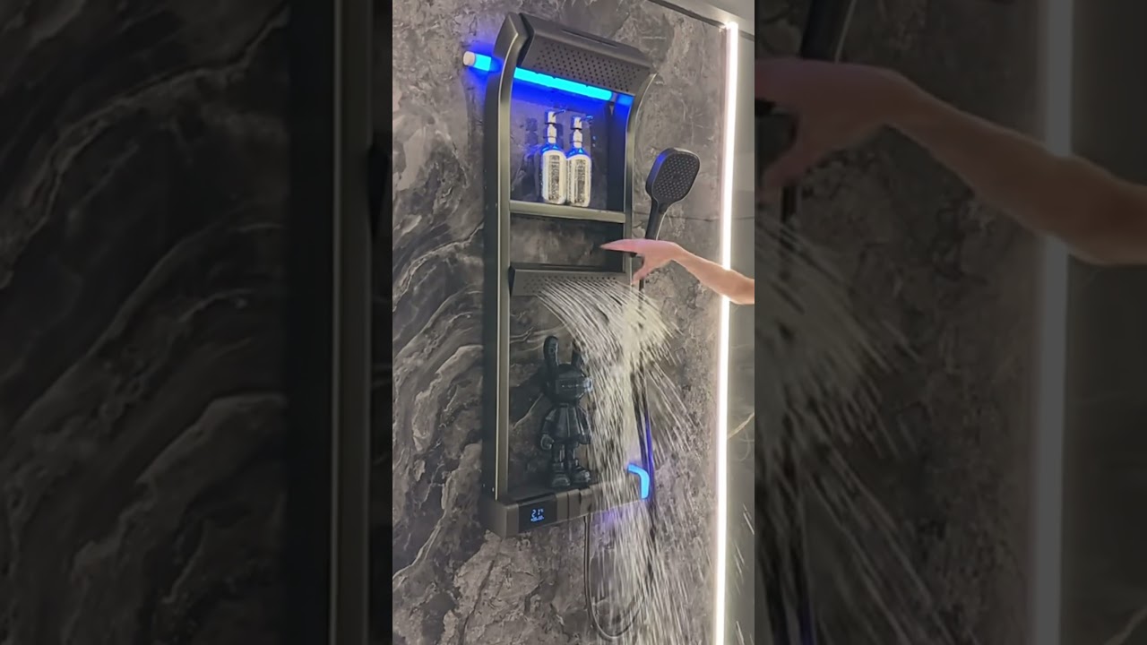 Luxury Shower with Adjustable Waterfall & Pressure!