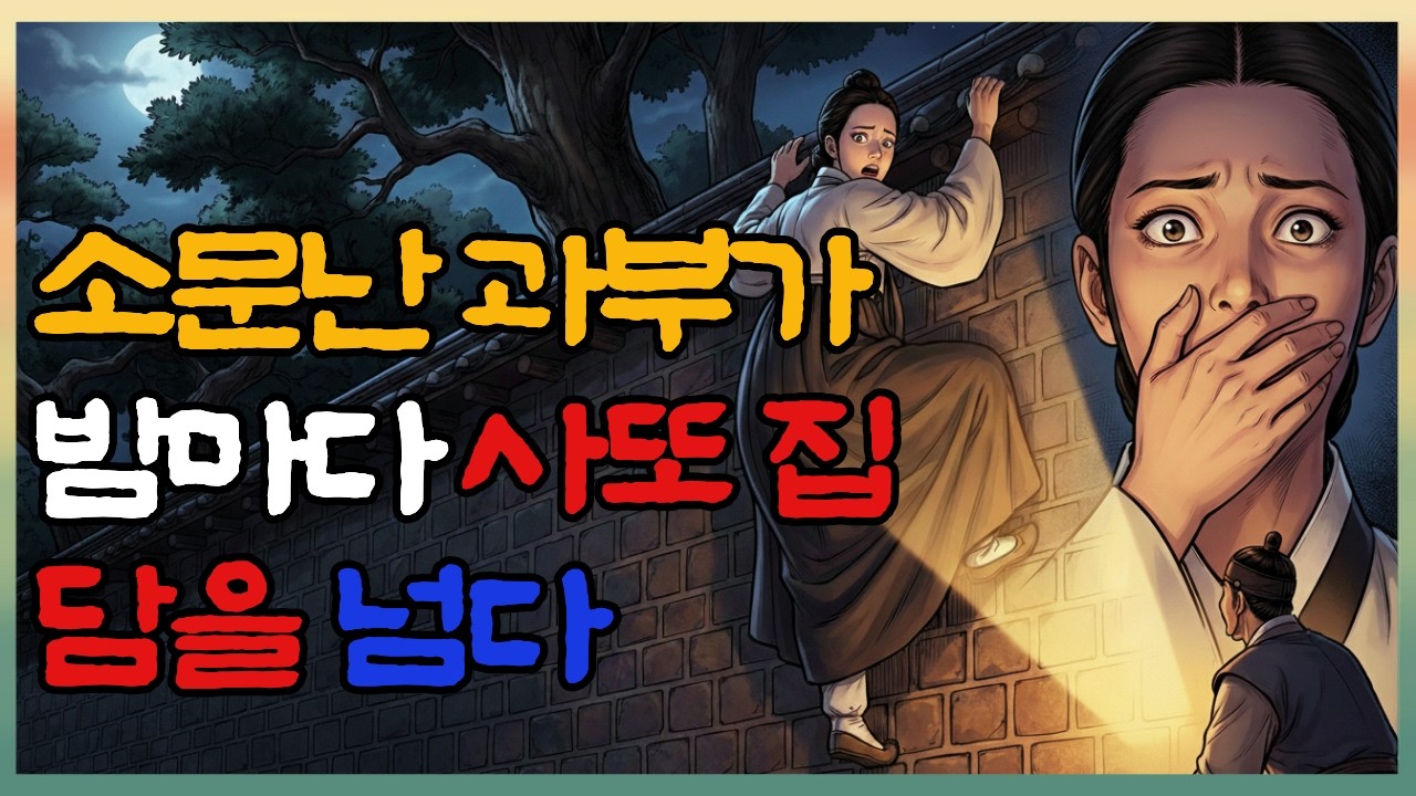 밤마다 담을 넘은 소문난 여인의 정체, 여인이 사또와 맞선 이야기ㅣ할멈야담,야담,오디오북,조선야담, 옛날이야기, 민담