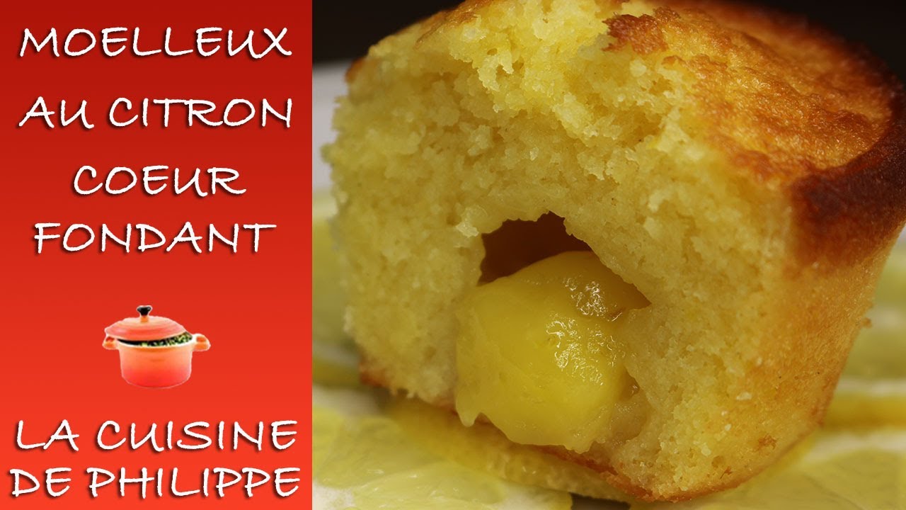 Moelleux au citron cœur fondant
