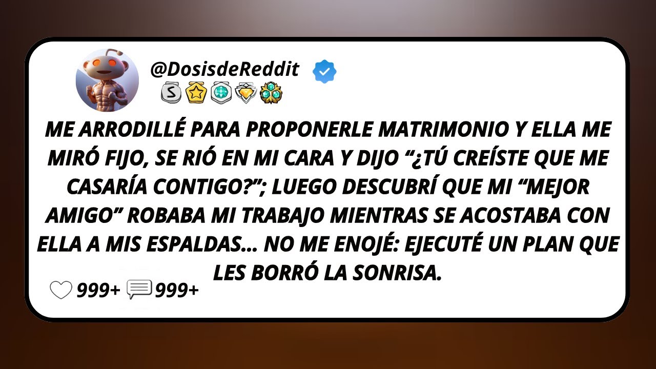 Me Arrodillé Para Proponerle Matrimonio Y Ella Me Miró Fijo, Se Rió En Mi Cara Y Dijo “¿Tú...