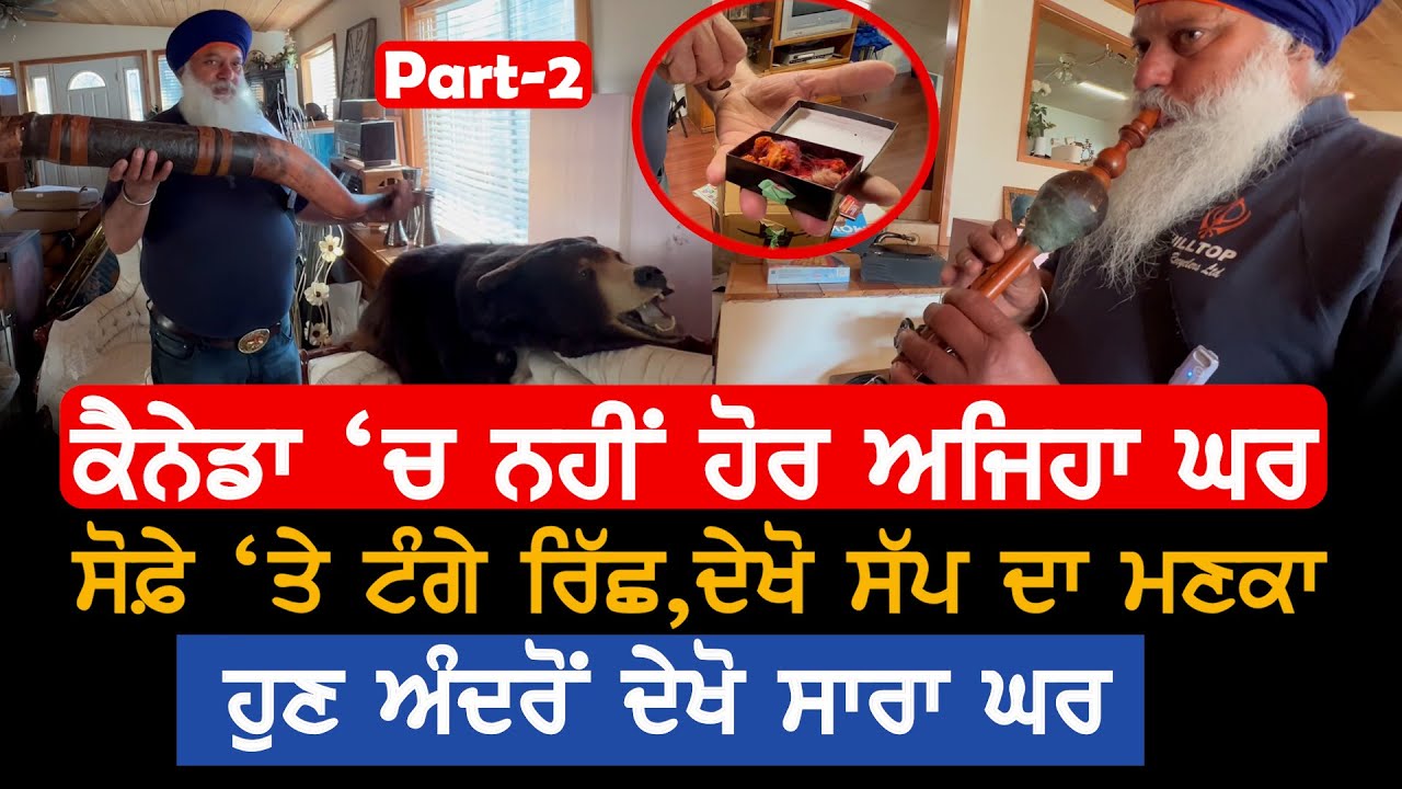 ਕੈਨੇਡਾ ਦੇ ਸਭ ਤੋਂ ਅਨੋਖੇ ਘਰ ਵਿੱਚ ਸੱਪ ਦਾ ਮਣਕਾ | Unique House Canada