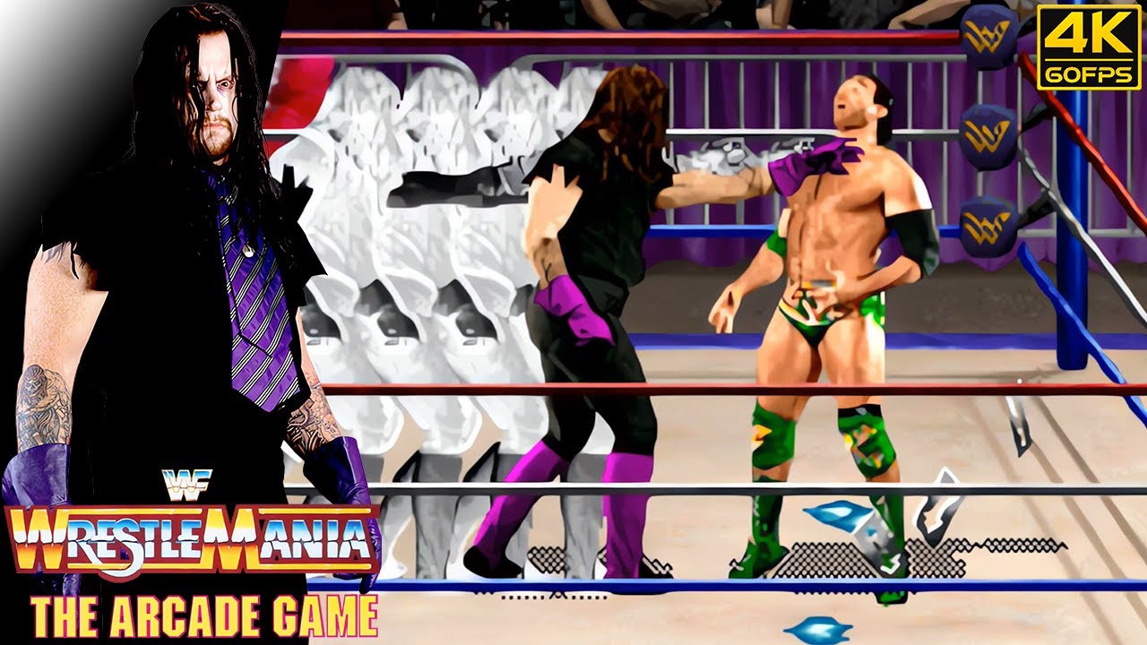 WWF WrestleMania: The Arcade Game - The Undertaker (Arcade / 1995) 4K 60FPS