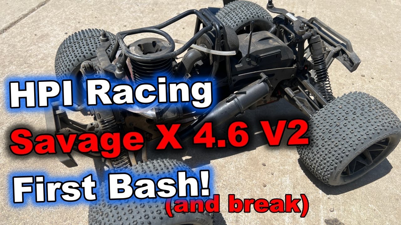 HPI Savage X 4.6 V2 GT-6 First Bash!